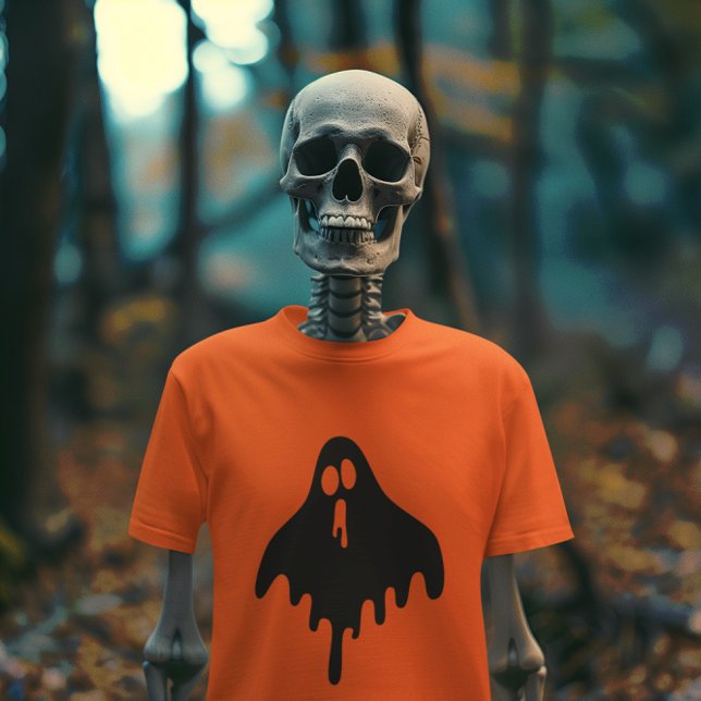 Camiseta Ghost Orange Halloween (Criador carregado)