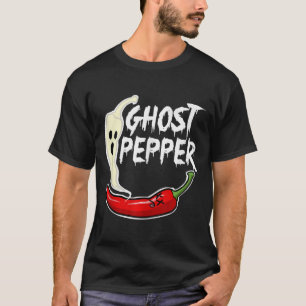Camiseta Ghost Pepper Engraçado Espicador Quente Peppe Fant