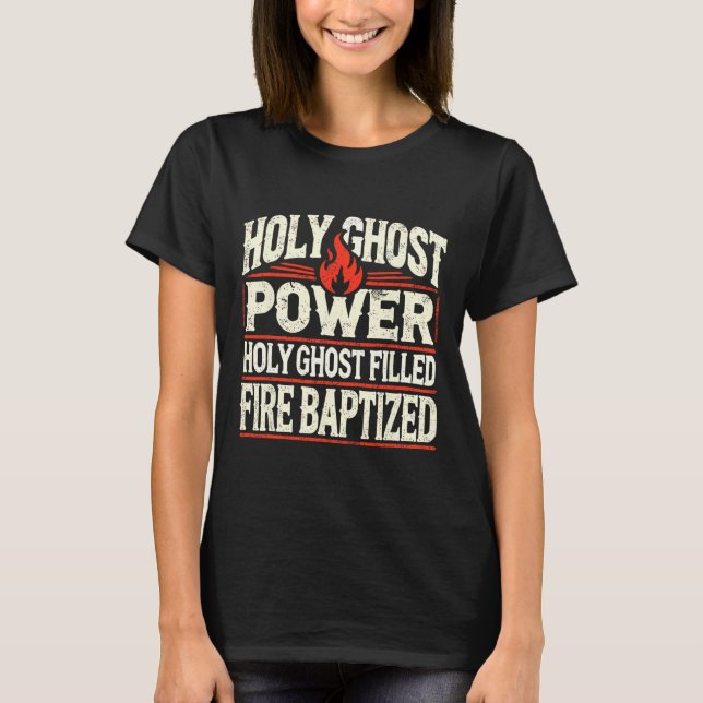 Camiseta Ghost Power Christian Faith (Frente)