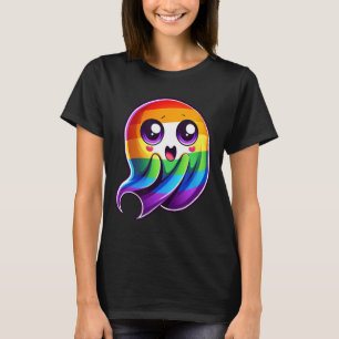 Camiseta Ghost Rainbow Orgulho gay Funny