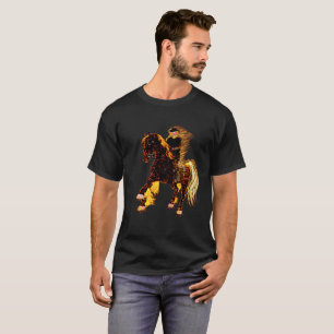 Camiseta Ghost Rider no cavalo