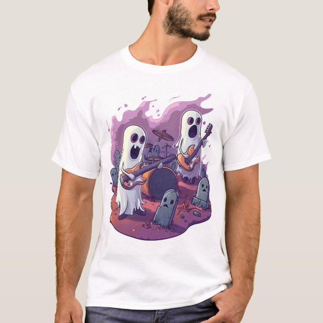 Camiseta  Ghost Rock Band (Frente)