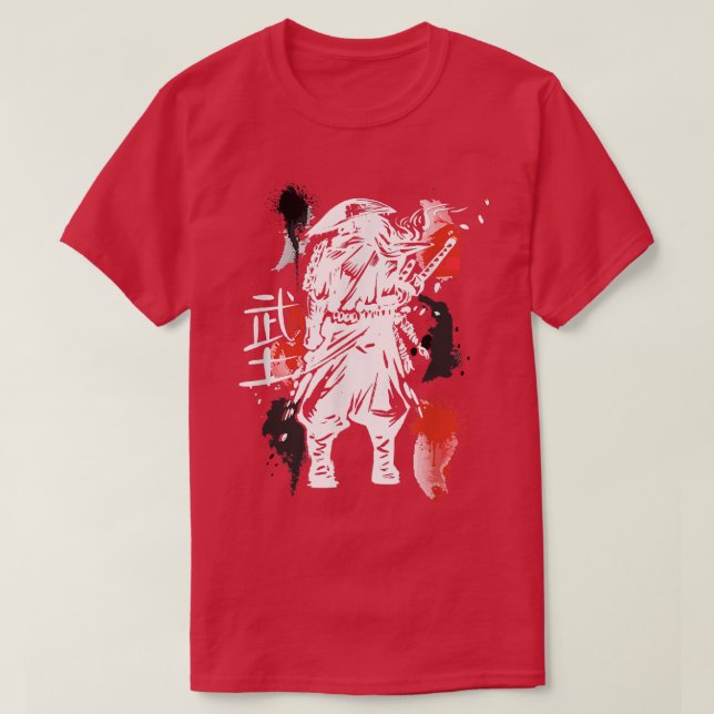 Camiseta Ghost Samurai Warrior Way Of The Bushido Samurai M (Frente do Design)