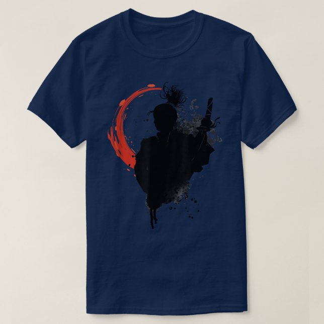 Camiseta Ghost Samurai Warrior Way Of The Bushido Samurai M (Frente do Design)