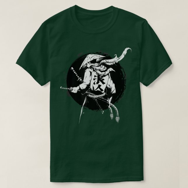 Camiseta Ghost Samurai Warrior Way Of The Bushido Samurai M (Frente do Design)