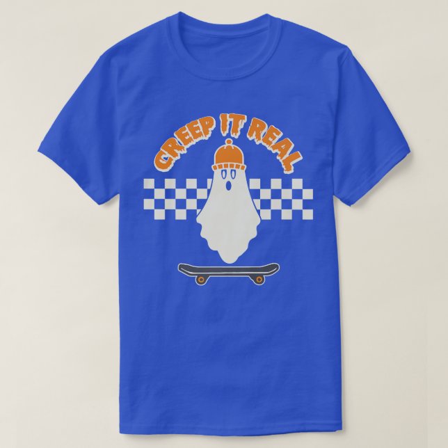 Camiseta Ghost Skater Skateboard Fu (Frente do Design)