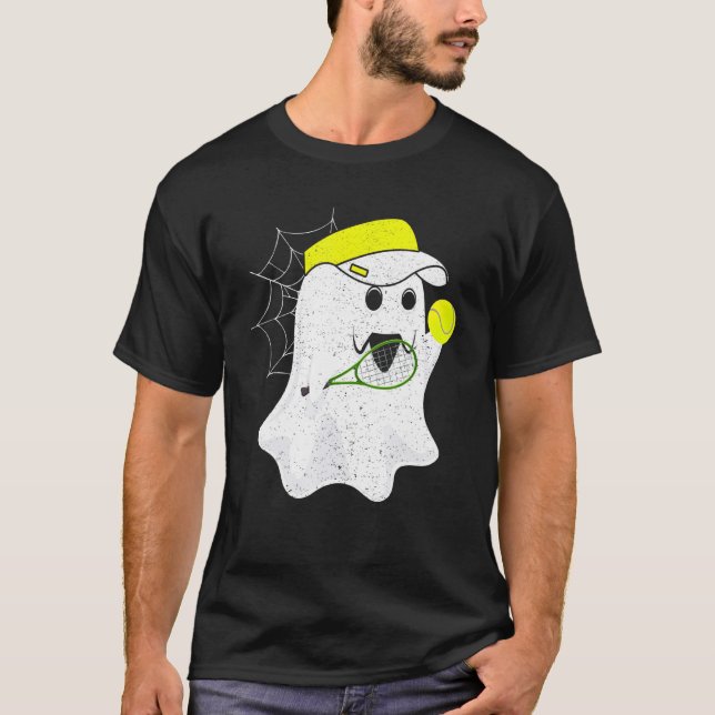 Camiseta Ghost Tênis Halloween Figurume Boys Meninas (Frente)