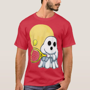 Camiseta Ghost Tennis Player Lazy Halloween Costume Cute Sp