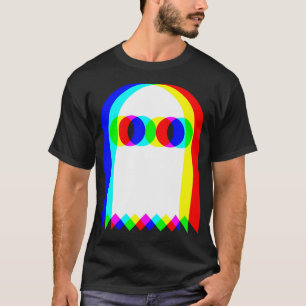 Camiseta Ghost Trippy Vaporwave Halloween Techno Rave Edm