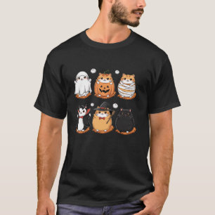 Camiseta Ghost Witch Boo Jee Vamire Mummy Pumpkin Cat