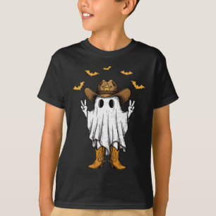 Camiseta Ghost Xerife da Cowboy Bonito Dia de as Bruxas eng