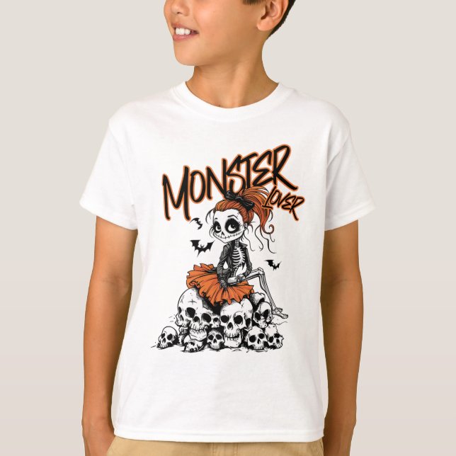 Camiseta Ghoul Cute Vintage 1 (Frente)
