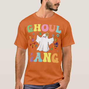 Camiseta Ghoul Gang Groovy Ei Boo Pumpkin Boo Crew Hallowe