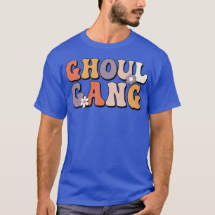 Camiseta Ghoul Gang Retro Groovy Hippie Halloween Ei Boo