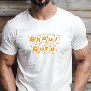 Camiseta Ghoul Guru - Orange halloween - tipografia