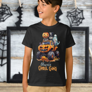 Camiseta Ghoul Personalizado Gang Monster Truck Halloween B