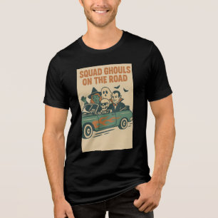Camiseta Ghouls Esquadrão Cruzando ao Estilo