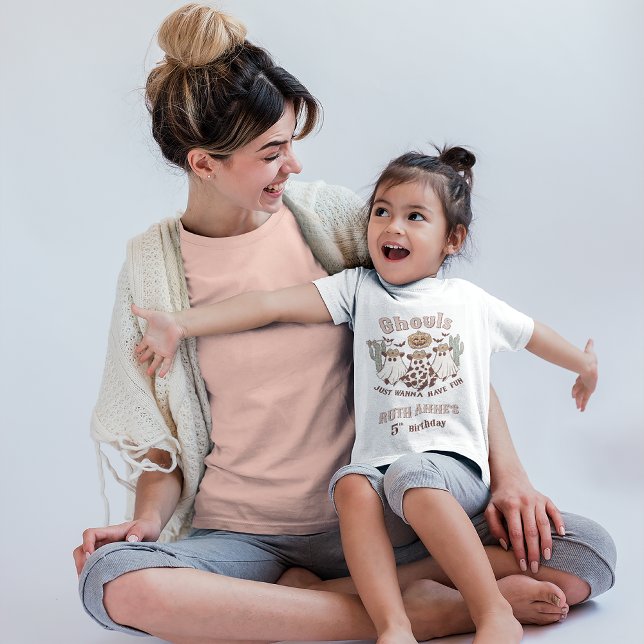 Camiseta Ghouls Quer Divertir-Se Na Festa de aniversário De ("Ghouls Just Wanna Have Fun" Halloween or Halloween Birthday T-Shirt)