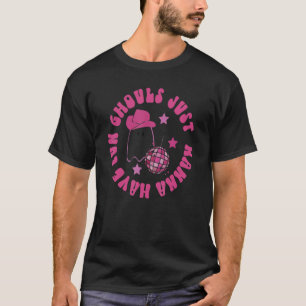 Camiseta Ghouls Só Quer Divertir-Se Com O Retro Halloween W