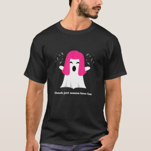 Camiseta Ghouls Só Quer Divertir-Se No Dia Das Bruxas.