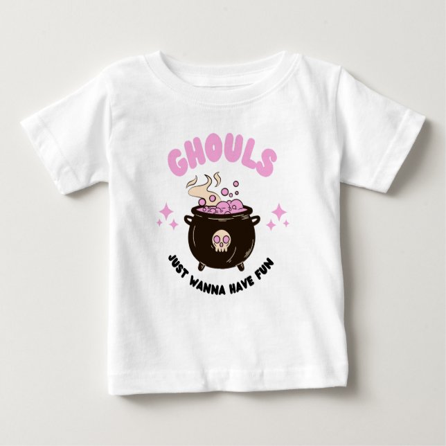 Camiseta Ghouls só quer se divertir (Frente)