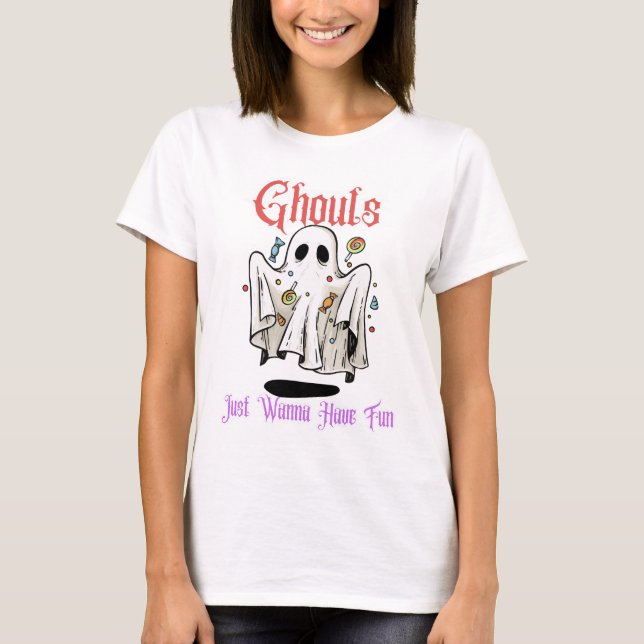 Camiseta Ghouls Só Quer Se Divertir (Frente)