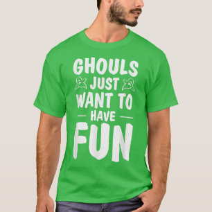 Camiseta Ghouls Só Querem Divertir-Se Com Fantasmas Caçando