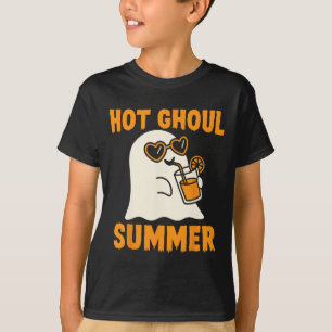 Camiseta Ghout Summer Bonito Engraçado Fantasma Halloween