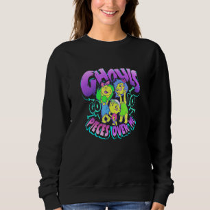 Camiseta Ghouts Vão A Pedaços Sobre Mim Zombie Bonita