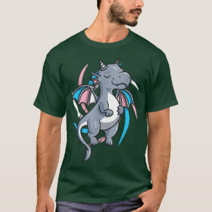 Camiseta Gi do Jogo Transgênero do Orgulho Trans Dragon