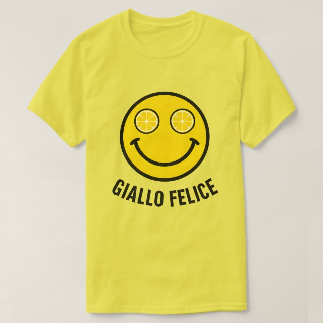 Camiseta Giallo Felice (Frente do Design)