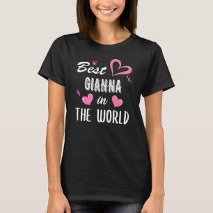 Camiseta Gianna Name, Best Gianna do Mundo