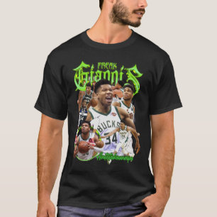 Camiseta Giannis Antetokounmpo Teto de Bootleg de Basquet