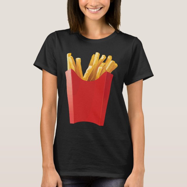 Camiseta Giant French Fries  makes a great Halloween costum (Frente)