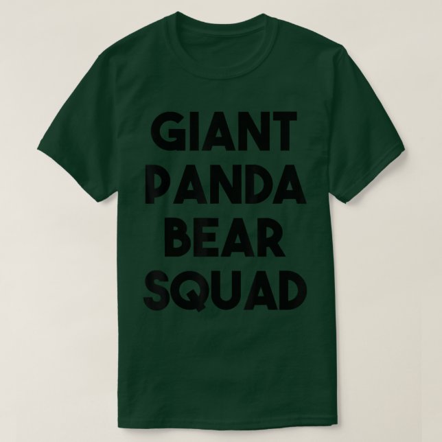 Camiseta Giant Panda Bear Lover Engraçado - Giant Panda Bea (Frente do Design)