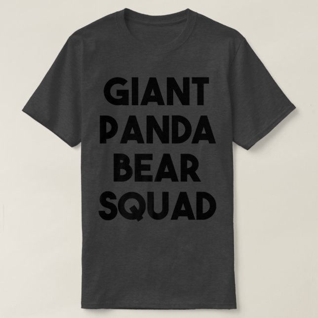 Camiseta Giant Panda Bear Lover Funny - Giant Panda Bear Sq (Frente do Design)