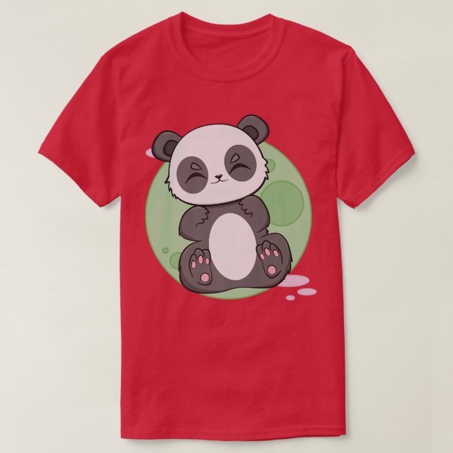 Camiseta Giant Panda, estou aqui para o Urso Bonito (Frente do Design)