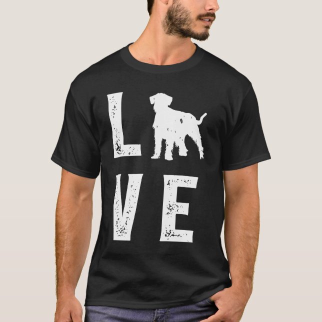 Camiseta Giant Schnauzer Love  1 (Frente)