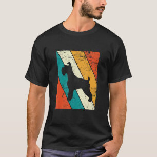 Camiseta Giant Schnauzer Retro Vintage Mini Schnauzer Cão S