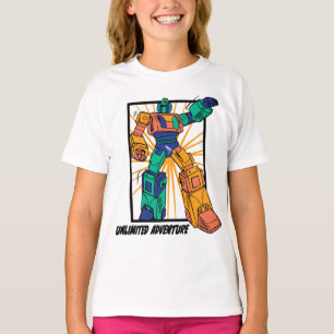 Camiseta Giant Warrior Robot: Aventura Ilimitada
