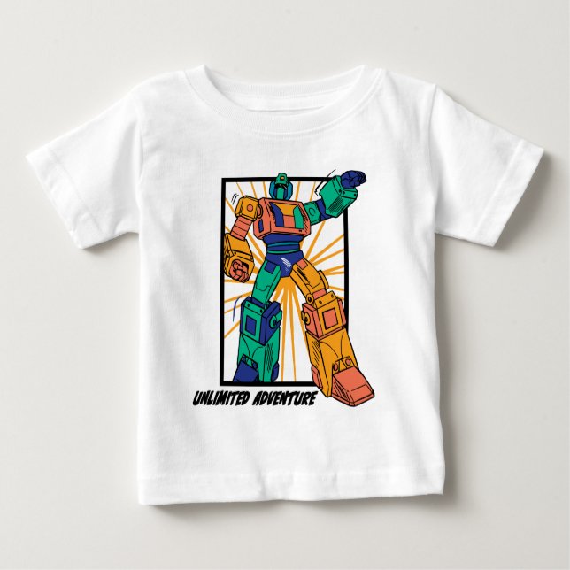 Camiseta Giant Warrior Robot: Aventura Ilimitada (Frente)