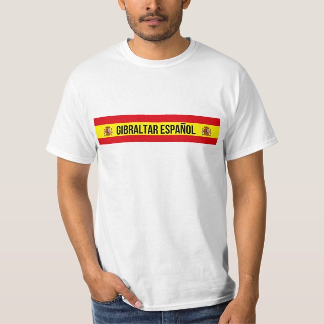 Camiseta Gibraltar Español - espanhol Gibraltar (Frente)