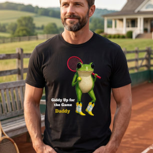 Camiseta Giddy Up Personalizado Para O Jogo Papai Excêntr