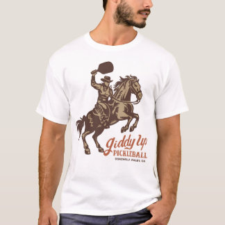 Camiseta Giddy Up Pickleball - Paddle Frente