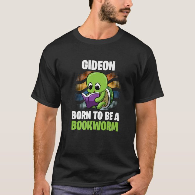 Camiseta Gideon - Nascer De Ser Um Bookworm - Personalizado (Frente)