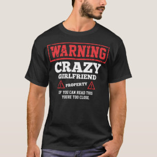 Camiseta Gif de Dia de os namorados Engraçado de Namorada