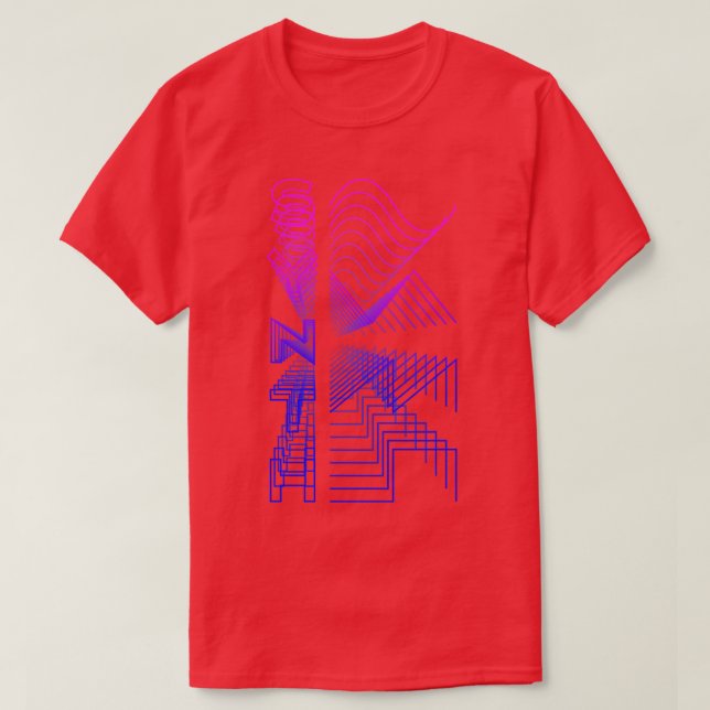 Camiseta Gift 2 modular do Design de áudio analógico de for (Frente do Design)