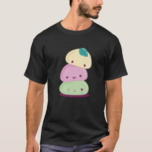 Camiseta Gift da Comida Mochi do deserto do Kawaii Mochi Cu
