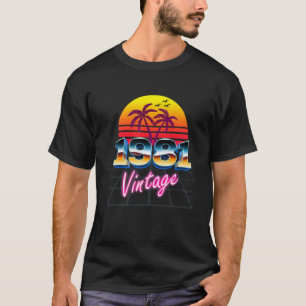 Camiseta Gift de aniversário de 40 anos de Estilo de Anos 8