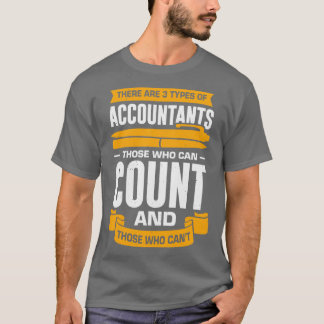 Camiseta Gift De Contador Engraçado